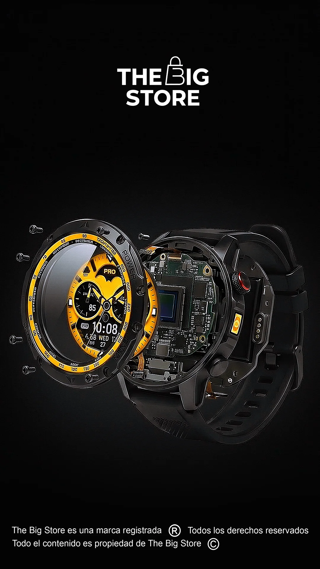 Smartwatch Fondo Negro